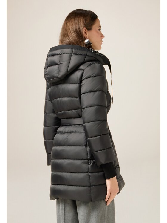 Oltre Oltre Giubbotto piumino F000R001480N033 Nero Slim Fit