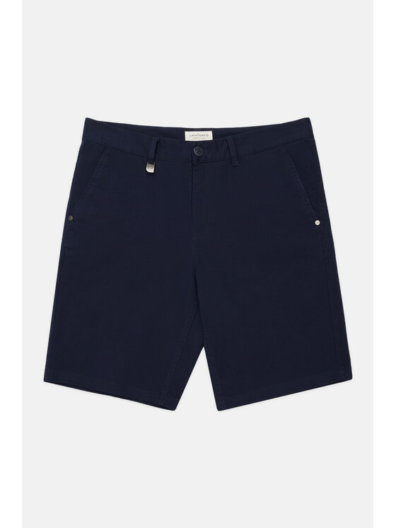 Lancerto Lancerto Szorty materiałowe Ibiza SZO082123000003 Granatowy Regular Fit