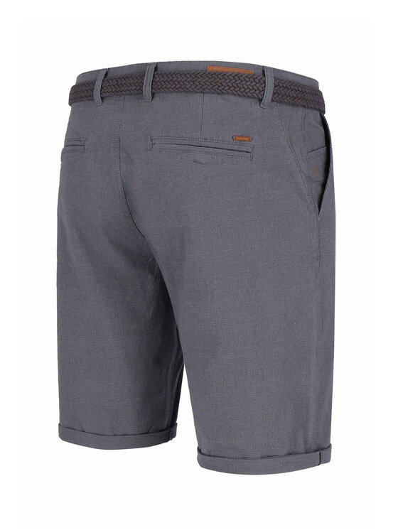 Volcano Volcano Szorty materiałowe P-DANIELS Szary Regular Fit