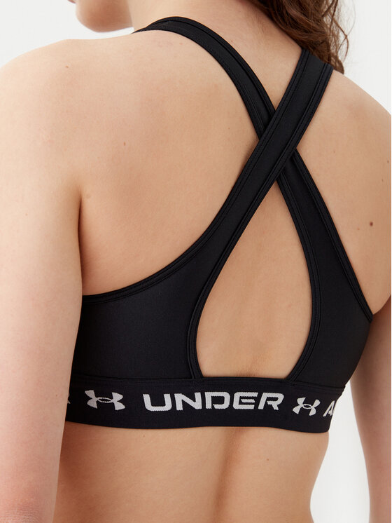 Under Armour Under Armour Sport melltartó Crossback Mid Bra 1361034 Fekete