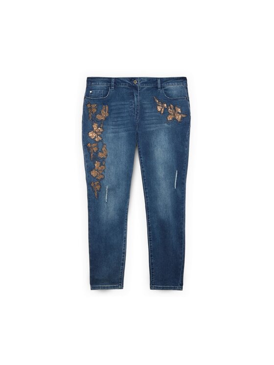 Fiorella Rubino Fiorella Rubino Jeans P452T005141N024 Blu Slim Fit