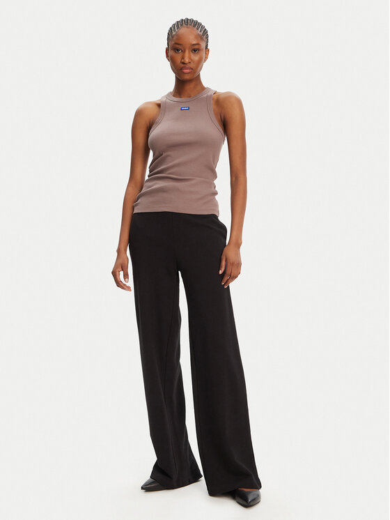 HUGO HUGO Felső 50508857 Barna Slim Fit