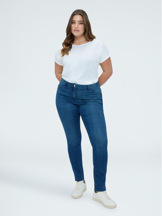 Fiorella Rubino Fiorella Rubino Jeansy P478T005212N034 Niebieski Skin Fit