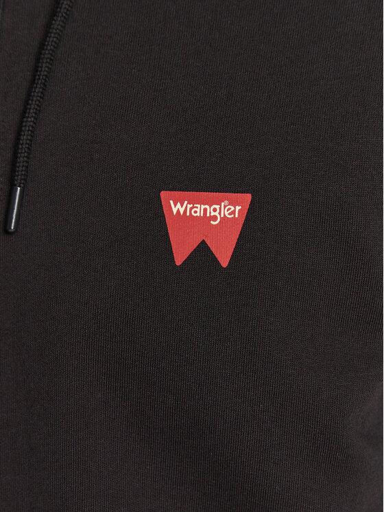 Wrangler Wrangler Felpa Zip Thru W664HA100 112320252 Nero Regular Fit