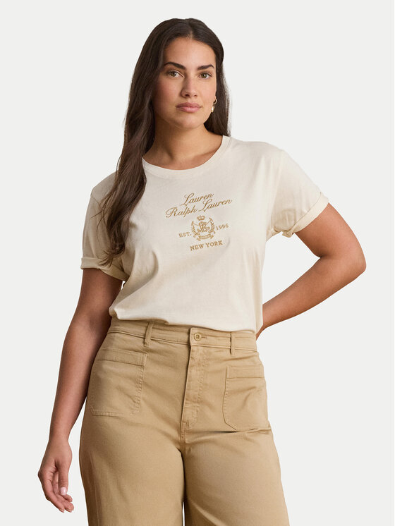 LAUREN RALPH LAUREN LAUREN RALPH LAUREN Póló 200P13943002 Krém Regular Fit