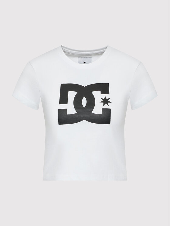 DC DC Тишърт Star ADJZT03035 Бял Regular Fit