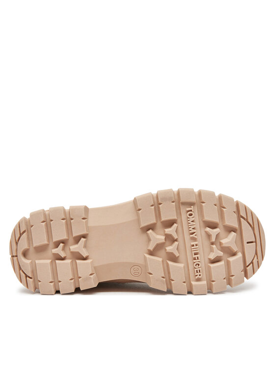 Tommy Hilfiger Tommy Hilfiger Žygio batai Lace-Up Bootie T1A5-33597-1628 S Smėlio