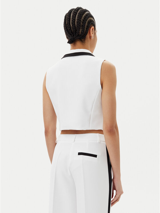 Maryley Maryley Жилет 25EB190/43BN Білий Regular Fit