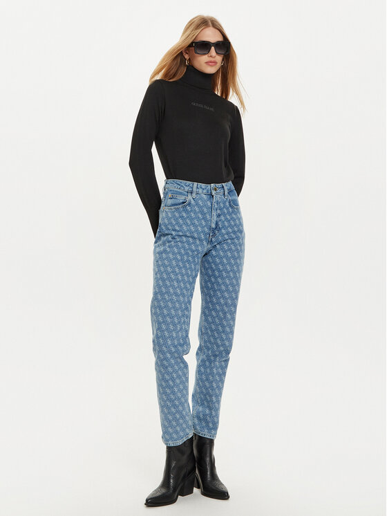 Guess Jeans Guess Jeans Ζιβάγκο W4BR15 Z3HO2 Μαύρο Regular Fit