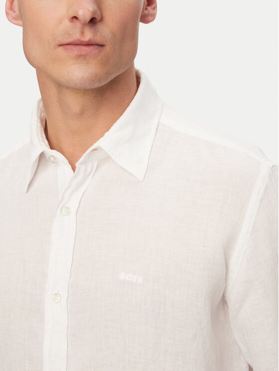 BOSS BOSS Hemd Relegant 50567579 Weiß Regular Fit