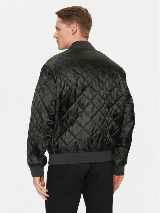 Armani Exchange Armani Exchange Bomber striukė XM000137 AF11895 UB001 Juoda Regular Fit