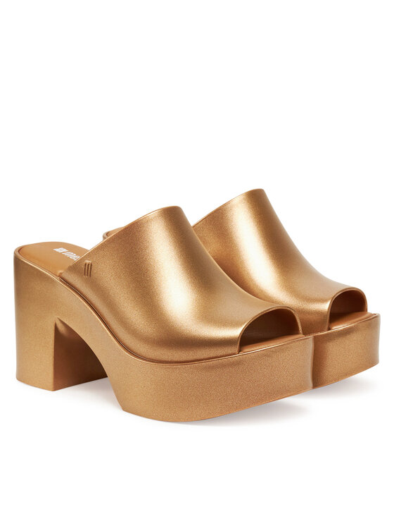 Melissa Melissa Nazouváky Melissa Mule Hype Metallic Ad 36497 Zlatá
