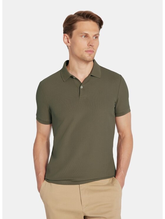 Pako Lorente Pako Lorente Polo P25WF-TX-003 Zielony Classic Fit