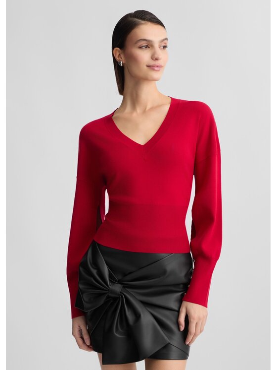 Liu Jo Liu Jo Maglione CA5309MS99EX0644 Rosso Regular Fit