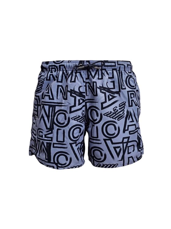 Emporio Armani Emporio Armani Pantaloncini da bagno Costume Emporio Armani EA graphic Blu Regular Fit