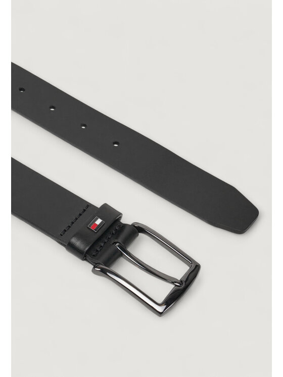 Tommy Hilfiger Tommy Hilfiger Ζώνη Ανδρική DENTON 3.5 EXT Μαύρο