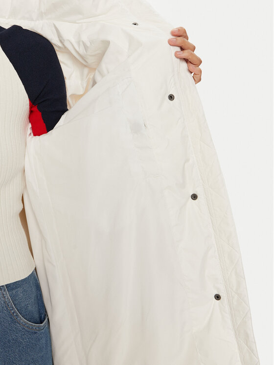 Tommy Jeans Tommy Jeans Vatovaná bunda Alaska DW0DW18860 Bílá Regular Fit