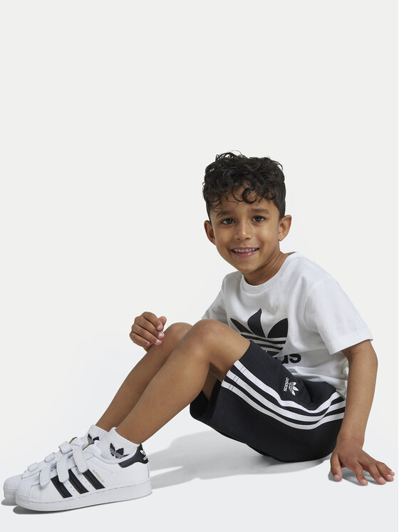 adidas adidas Póló és rövidnadrág adicolor JE1613 Fekete Regular Fit