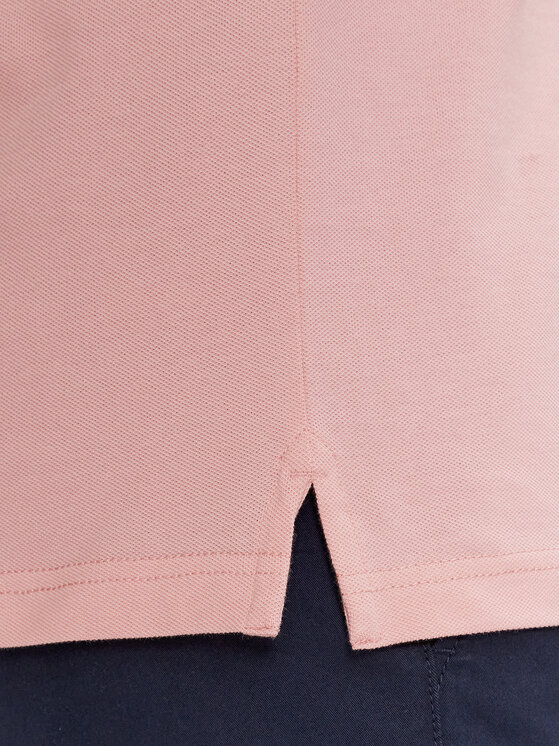 Tommy Jeans Tommy Jeans Тениска с яка и копчета DM0DM18312 Розов Slim Fit