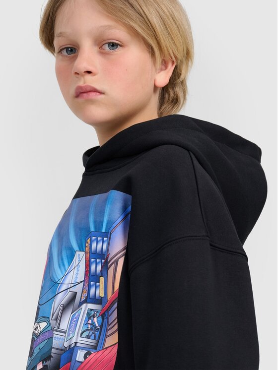 4F 4F Felpa 4FJRAW25TSWSM2345-20S Nero Oversize