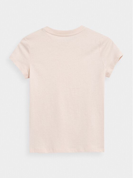 4F 4F T-krekls 4FJSS23TTSHF280 Bēšs Regular Fit