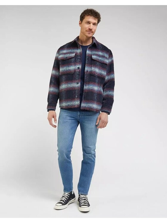 Lee Lee Jeansy RIDER Niebieski Slim Fit