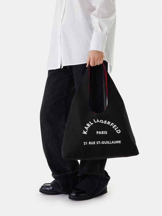 KARL LAGERFELD KARL LAGERFELD Ročna torba B1W50015 Črna