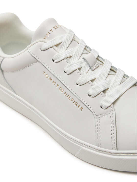 Tommy Hilfiger Tommy Hilfiger Laisvalaikio batai Essential Court FW0FW08350 Écru
