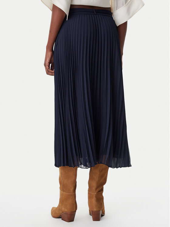 BOSS BOSS Gonna plissettata Vocelina 50531644 Blu scuro Regular Fit