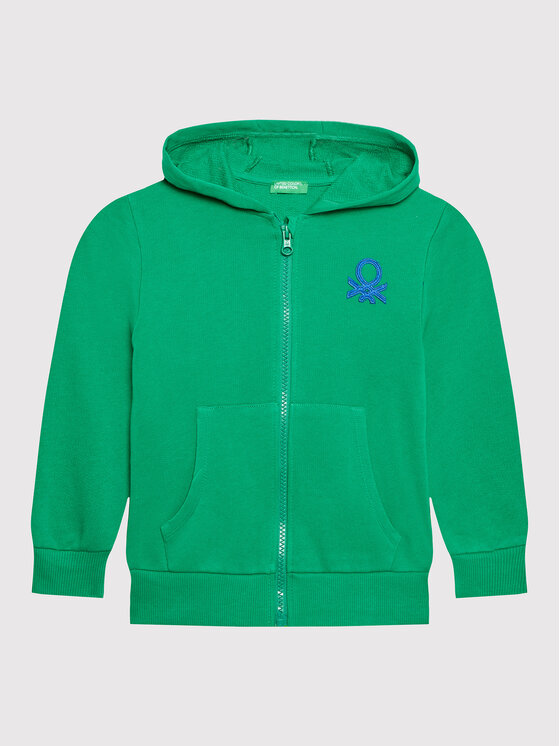 United Colors Of Benetton United Colors Of Benetton Majica dugih rukava 3J70G5018 Zelena Regular Fit
