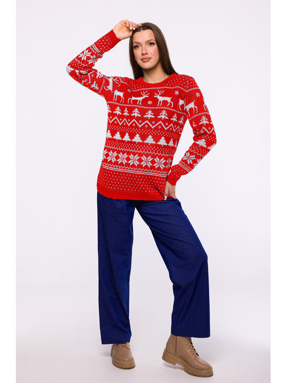 Made of Emotion Made of Emotion Maglione MXS09 Rosso Comfort Fit