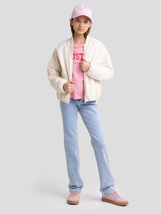 BIG STAR BIG STAR Kurtka zimowa CAYLA Kremowy Comfort Fit