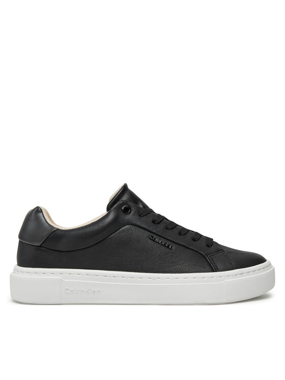 Calvin Klein Calvin Klein Sneakersy Cupsole Lace Up W/Ml HW0HW02288 Czarny