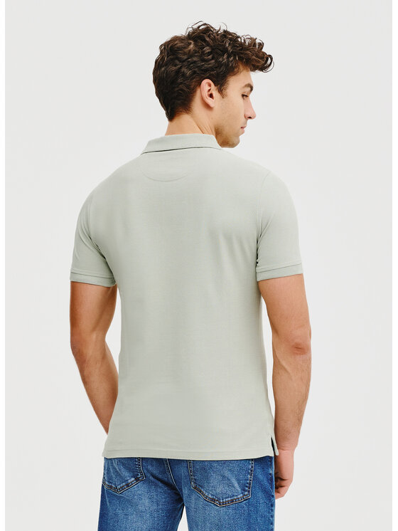 Pako Lorente Pako Lorente Polo P25SF-TX-003 Zielony Classic Fit