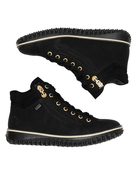 Rieker Rieker Schnürschuhe Z4263-00 Schwarz