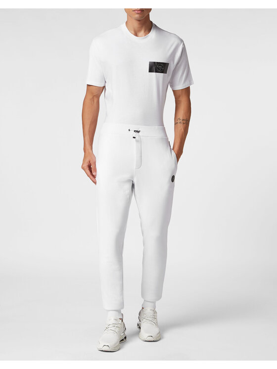 Plein Sport Plein Sport Joggers kalhoty 343 Bílá Jogger Fit