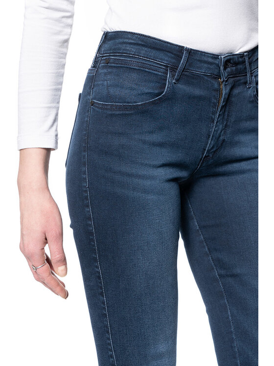 Wrangler Wrangler Jeansy SKINNY Niebieski Skinny Fit