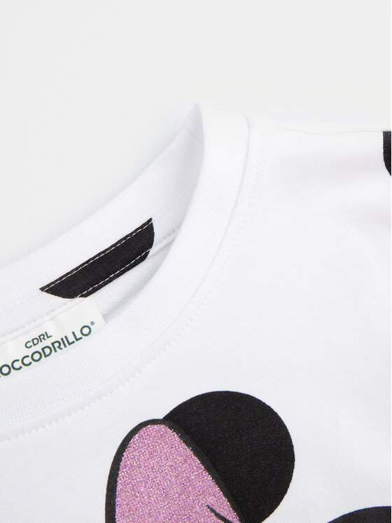 Coccodrillo Coccodrillo Bluza ZC4132101LGD Biały Regular Fit