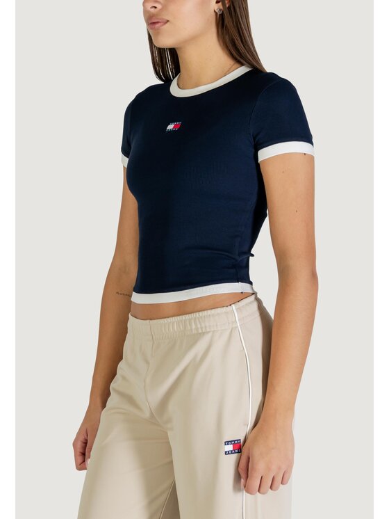 Tommy Jeans Tommy Jeans T-shirt DW0DW22575 Blu Casual Fit