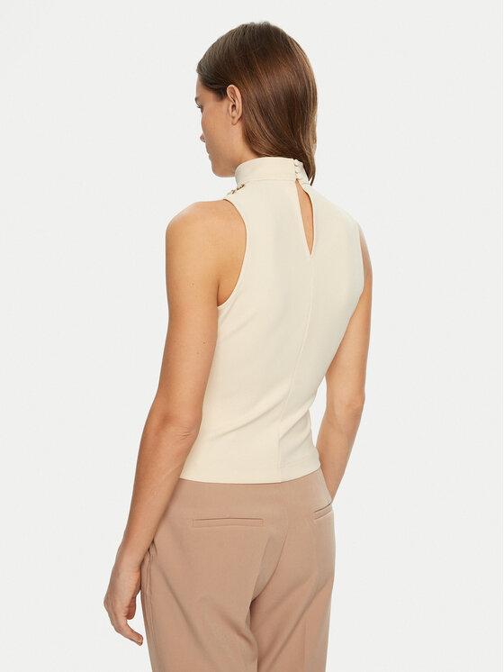 Guess Guess Blūze W5RP05 KCBO2 Écru Regular Fit