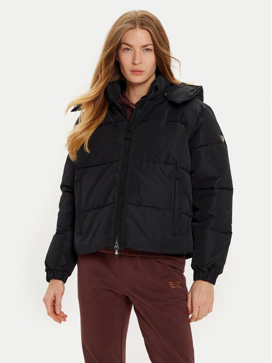 EA7 Emporio Armani Zimné bundy 6DTB09 TN8AZ 1200 Čierna Regular Fit