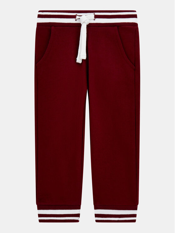 Guess Guess Jogginghose N5YQ1 K0170 Dunkelrot Regular Fit
