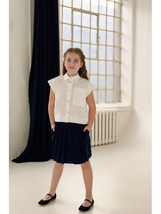 SLY SLY Spódnica 5S-305A Czarny Comfortable Fit