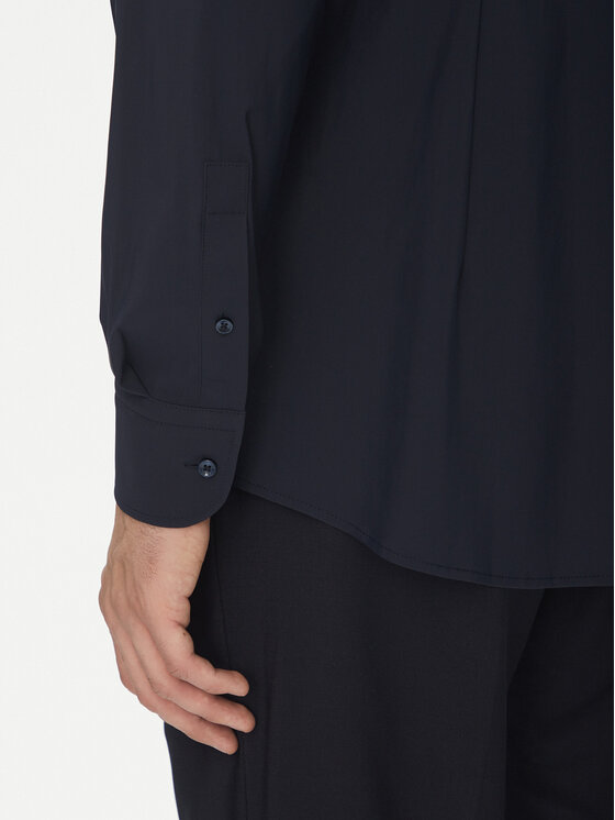 BOSS BOSS Koszula P-Hank 50539391 Granatowy Slim Fit