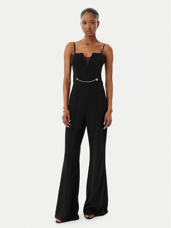 Rinascimento Rinascimento Kombinezonas CFC0019925002 Juoda Regular Fit