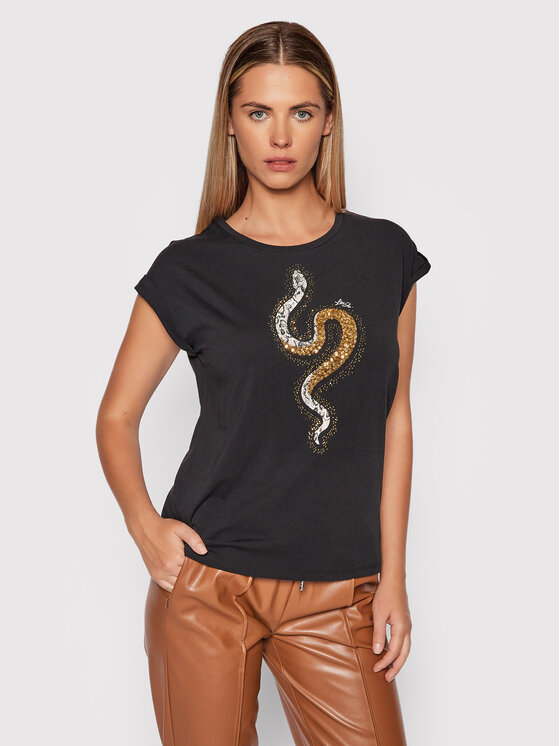 T-shirt WF1252 J5003 Nero Regular Fit