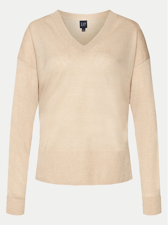 Gap Gap Svetr 854769-02 Béžová Relaxed Fit