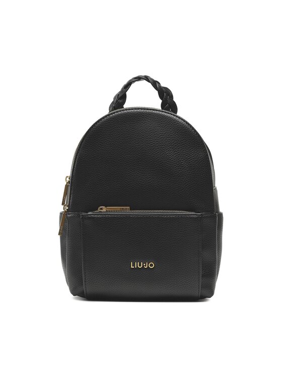 Damski Plecak Liu Jo, Czarny, Ecs M Backpack AXX021 E0031
