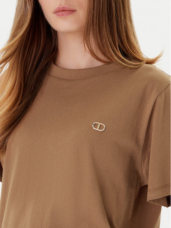 TWINSET TWINSET T-Shirt 252TP2057 Braun Loose Fit