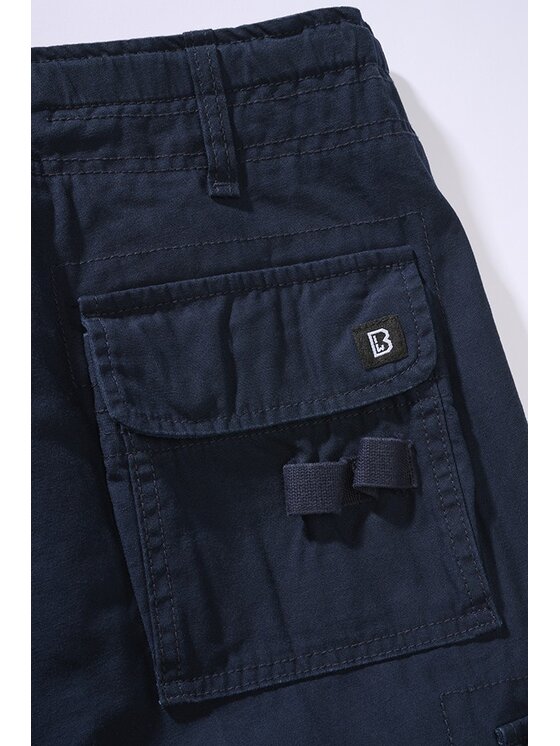 Brandit Brandit Spodnie materiałowe 1016.8 Granatowy Slim Fit